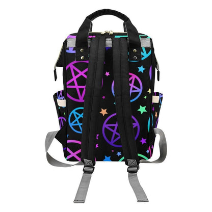 Witchy Diaper Backpack, Gothic Baby Bag, Mom Backpack