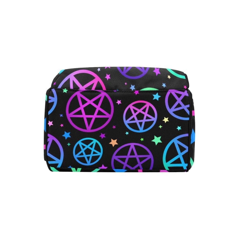 Witchy Diaper Backpack, Gothic Baby Bag, Mom Backpack