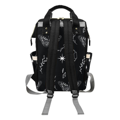 Celestial Butterfly Backpack, Gothic Occult Diaper Bag, Fairycore Mom Organizer