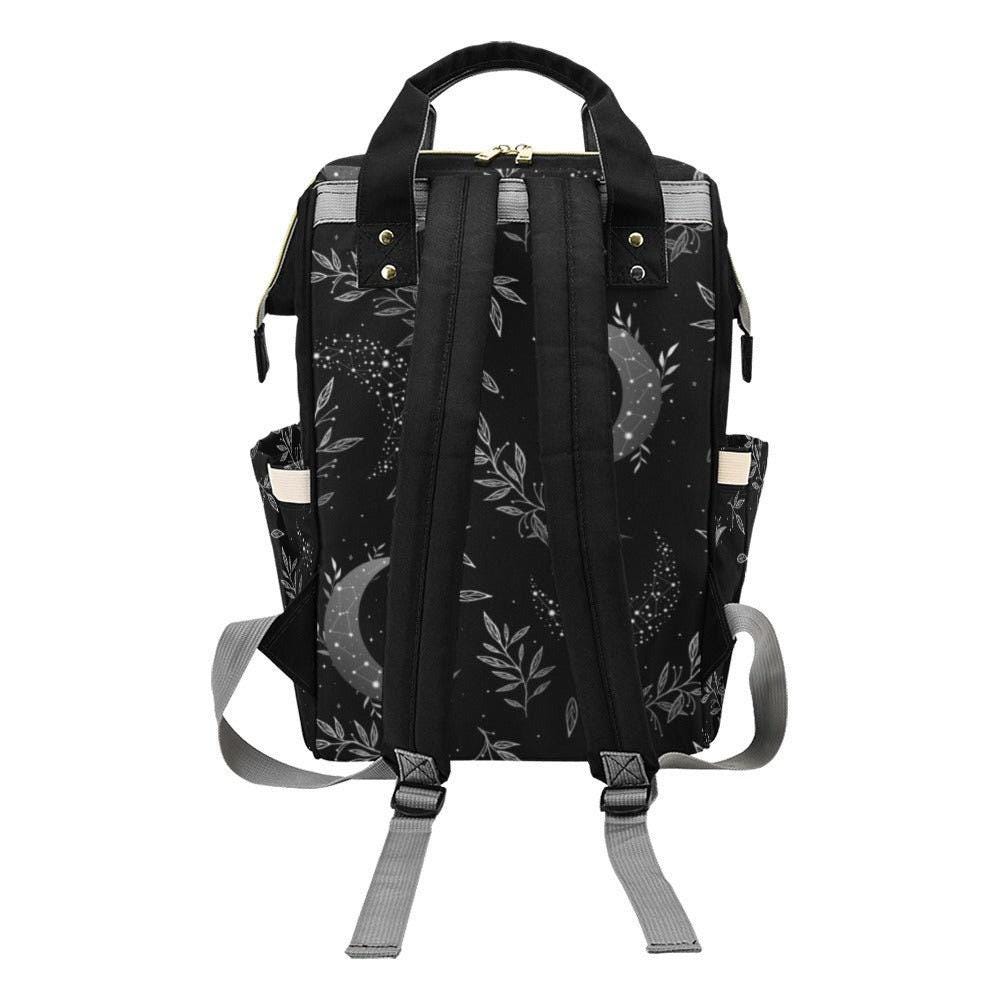 Black Celestial Diaper Backpack