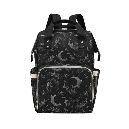 Pastel Witchy Diaper Backpack, Creepy Cute Goth Baby Bag, Spooky Mom Gear