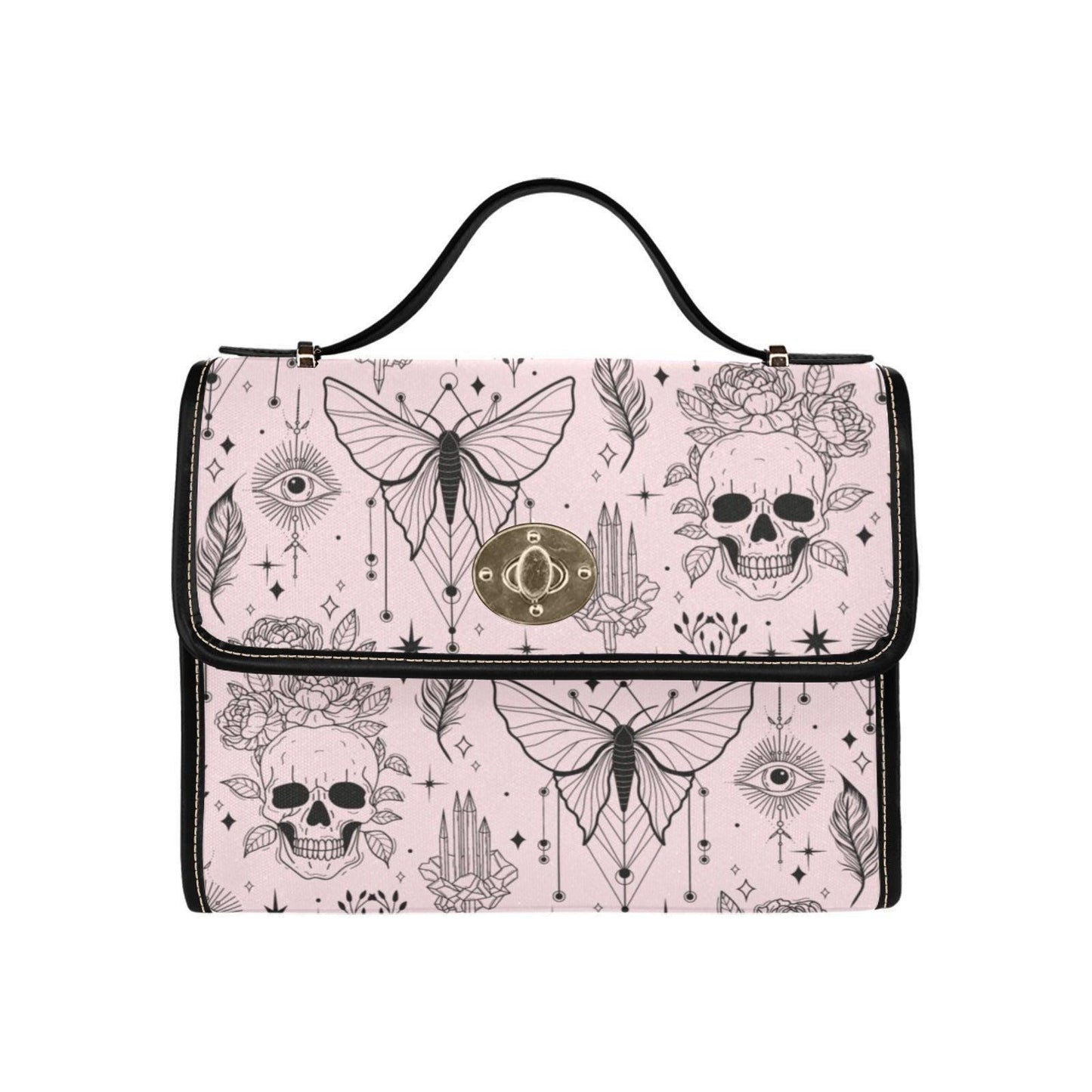 bb8e9bc0-2c8d-428c-b51e-25e2a71eea5e Waterproof Canvas Bag-Black (All Over Print) (Model 1641)