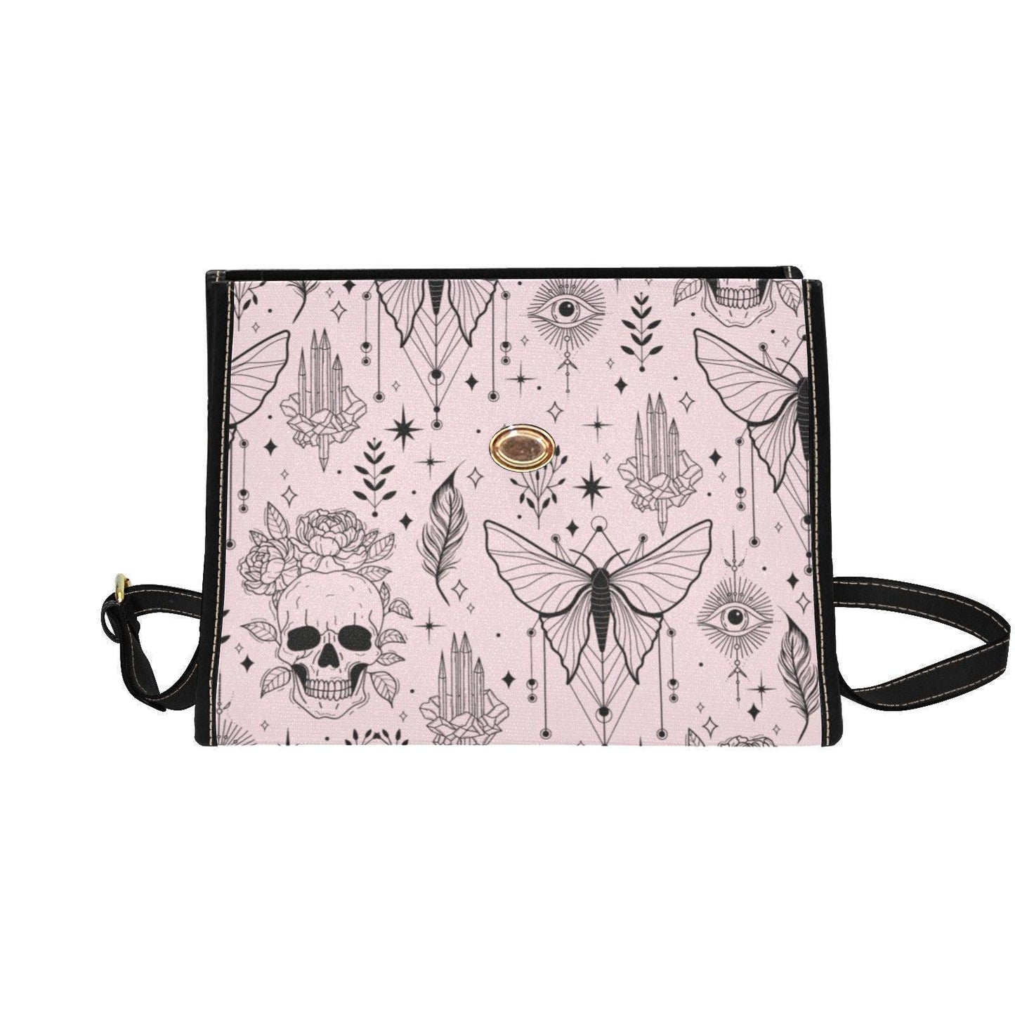 bb8e9bc0-2c8d-428c-b51e-25e2a71eea5e Waterproof Canvas Bag-Black (All Over Print) (Model 1641)