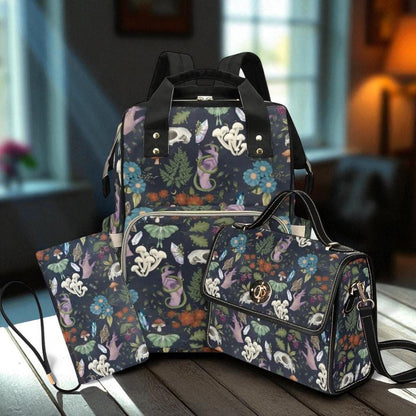 Woodland Mushroom Diaper Backpack