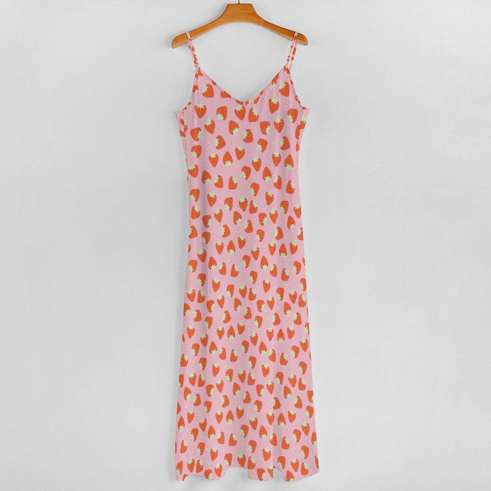 Hibiscus Maxi Dress, Tropical Spaghetti Strap Sundress, Blue Beach Vacation Outfit