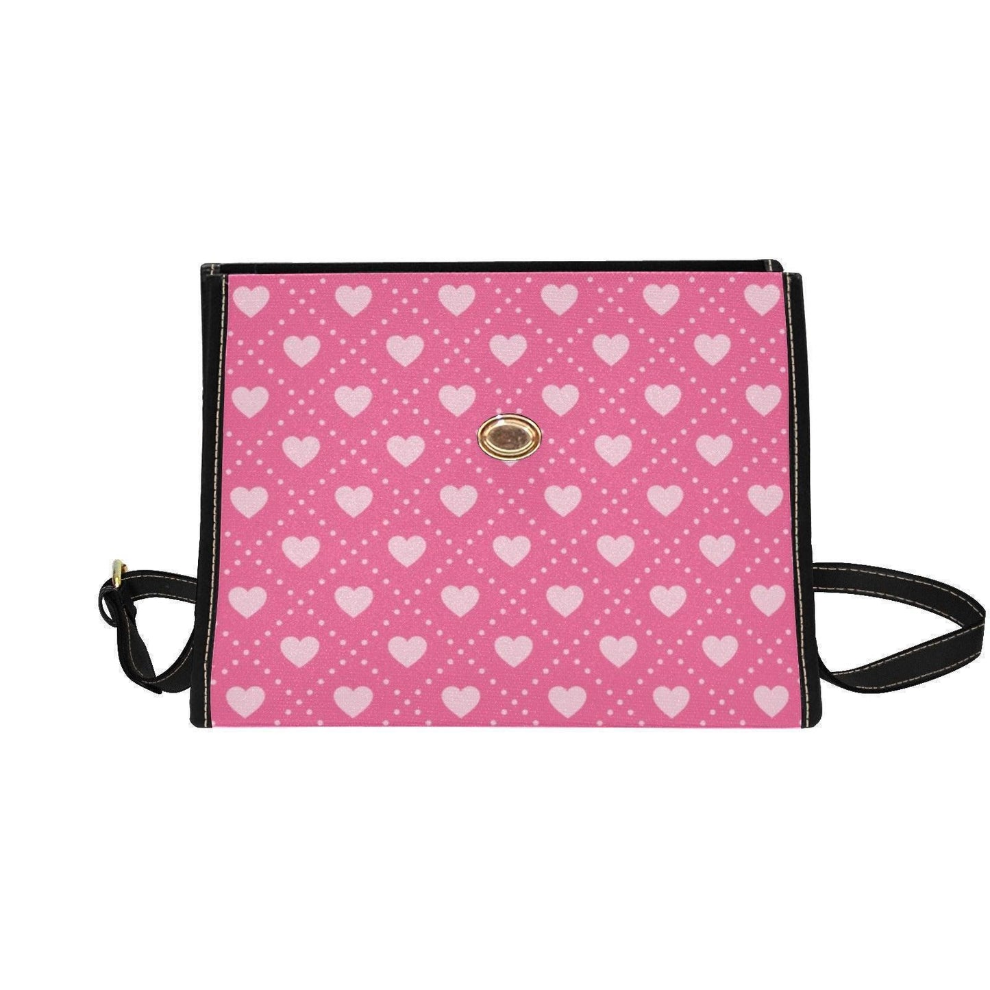 Pink Heart Handbag, Cute Valentine Purse, Kawaii Top Handle Bag, Coquette Satchel Gift