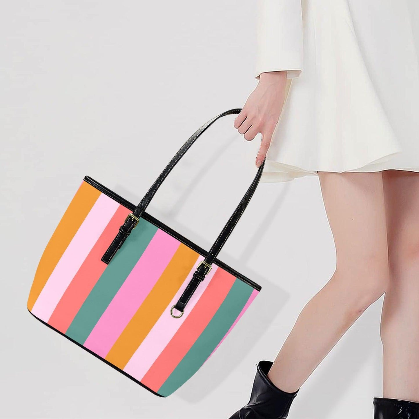 Resort Beach Bag, Colorful Vacation Carryall, Poolside Handbag for Cruise Outfits