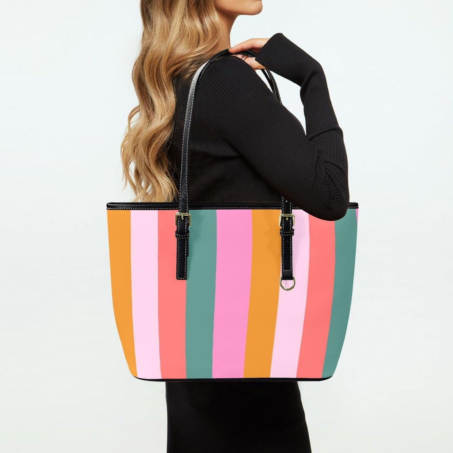 Resort Beach Bag, Colorful Vacation Carryall, Poolside Handbag for Cruise Outfits