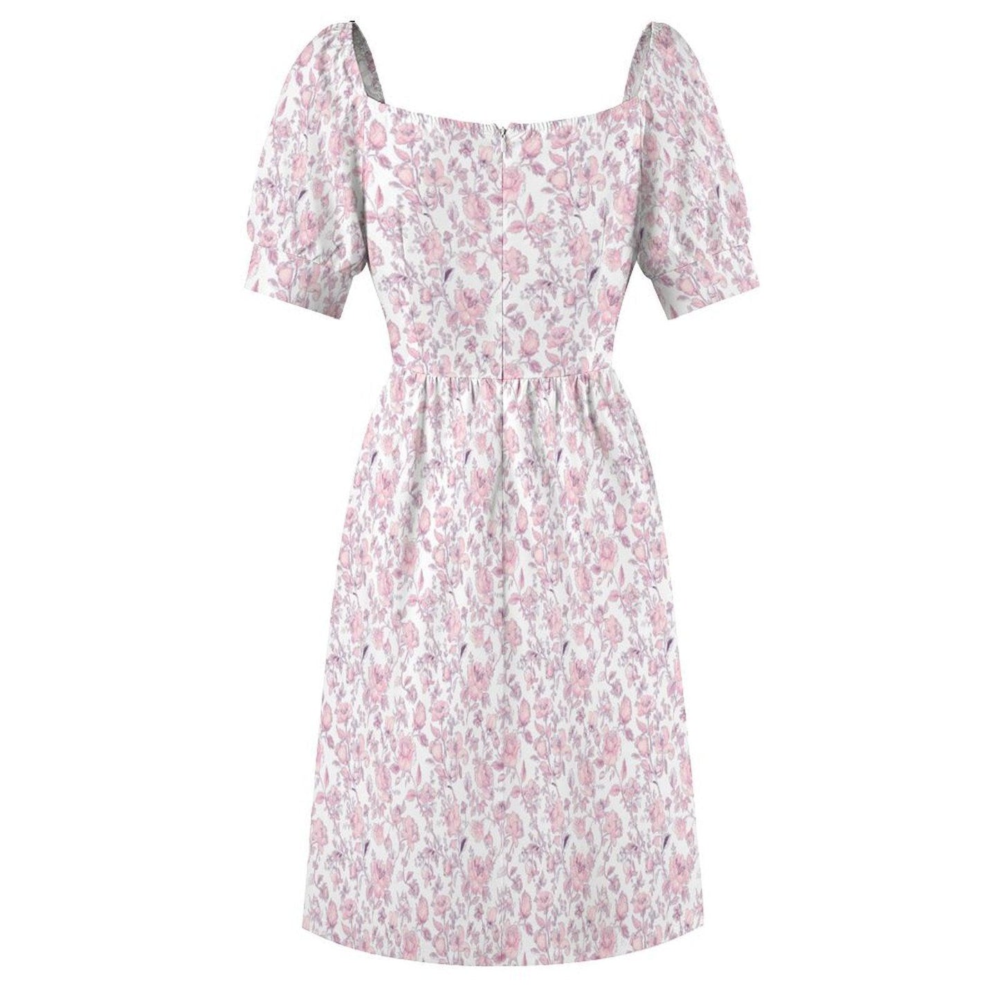 Wedding Guest Dress, Pastel Rose Sundress, Feminine Bridal Shower Outfit