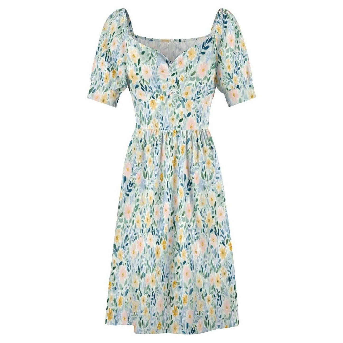 Prairie Sundress, Milkmaid Dress, Farmers Market Outfit, Country Weekend Dress