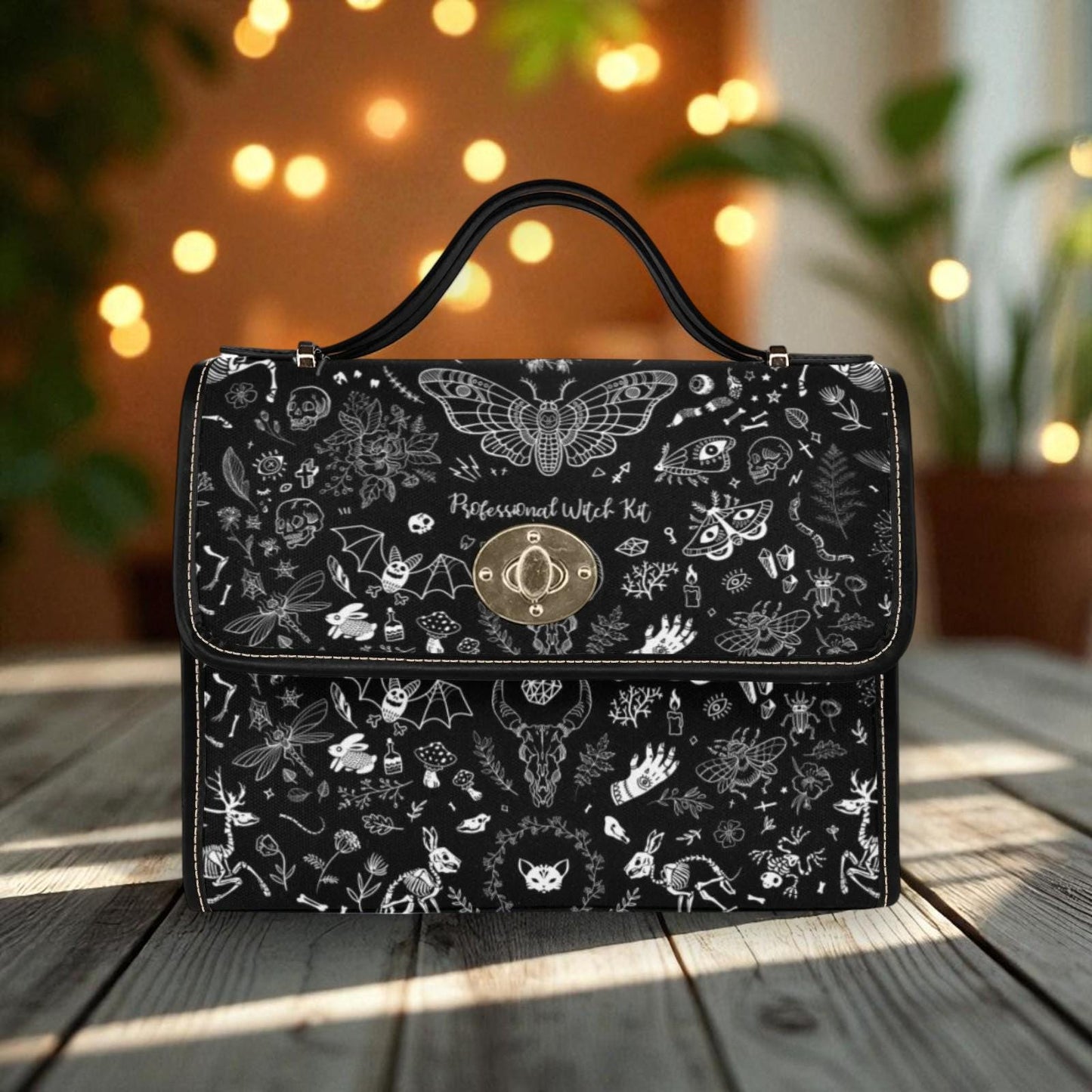 Goth Moth Diaper Bag Backpack, Celestial Witchy Baby Shower Gift. Insulated Travel Cooler for Boho Moms & New Parents. Perfect for Newborns!