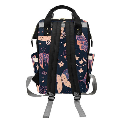 Moth Diaper Bag Backpack, Mom Backpack, Baby Travel Bag, Nursery Organizer