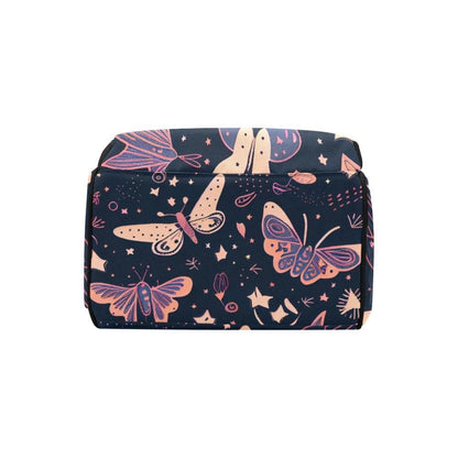 Moth Diaper Bag Backpack, Mom Backpack, Baby Travel Bag, Nursery Organizer