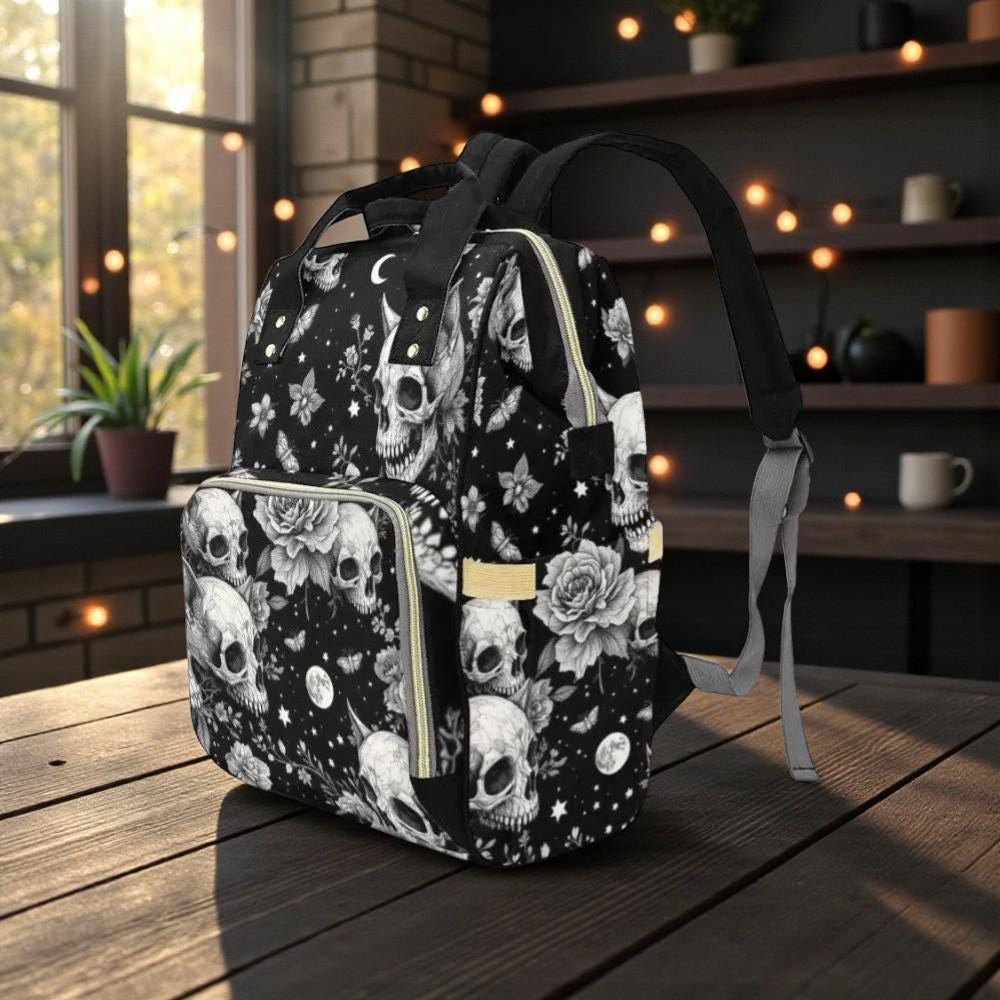 Celestial Dark Romantic Diaper Backpack
