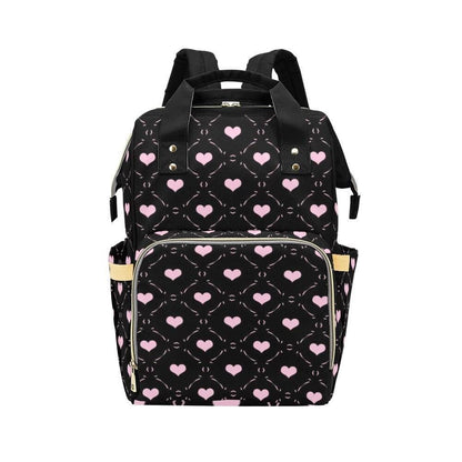 Pink Heart Diaper Backpack