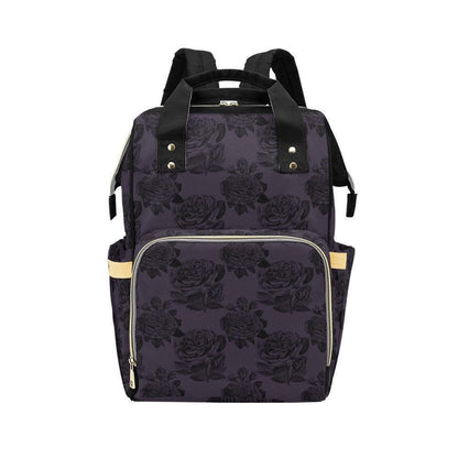Rose Diaper Bag Backpack, Baby Travel Bag, Mom Backpack