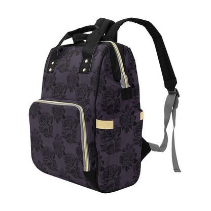 Rose Diaper Bag Backpack, Baby Travel Bag, Mom Backpack