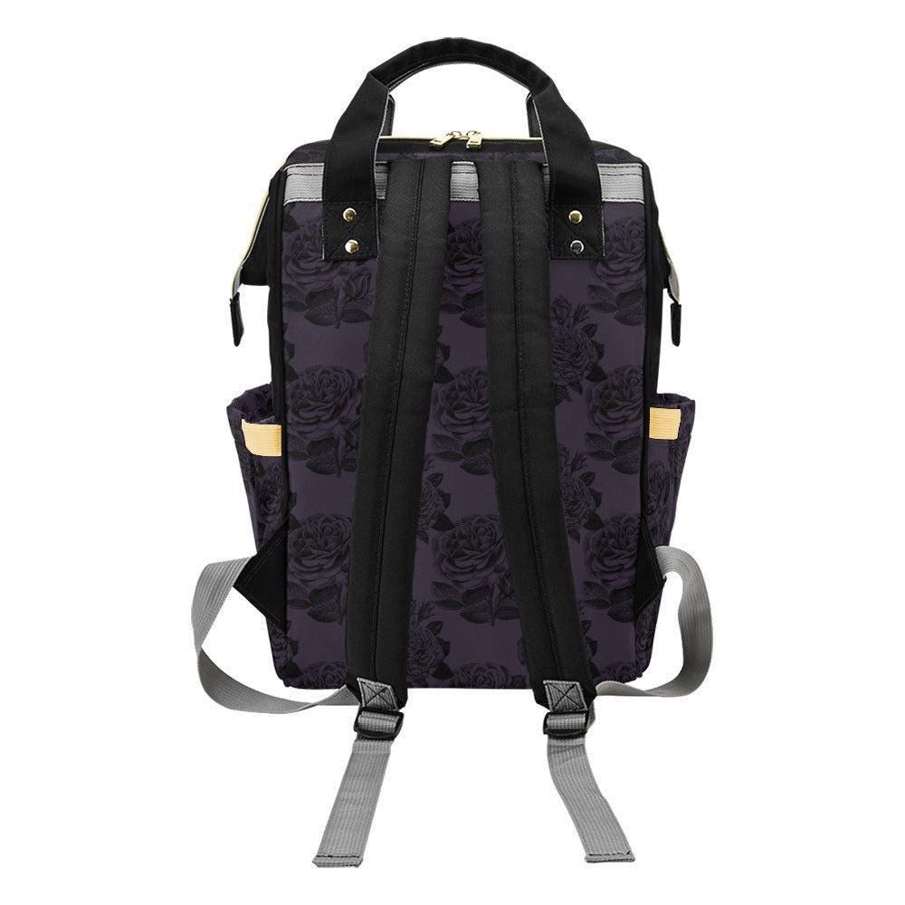 Rose Diaper Bag Backpack, Baby Travel Bag, Mom Backpack