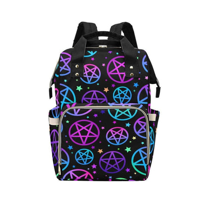 Witchy Diaper Backpack, Gothic Baby Bag, Mom Backpack