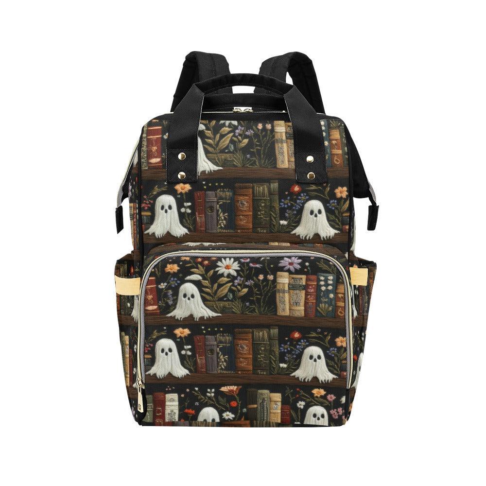 Bookish Floral Diaper Backpack