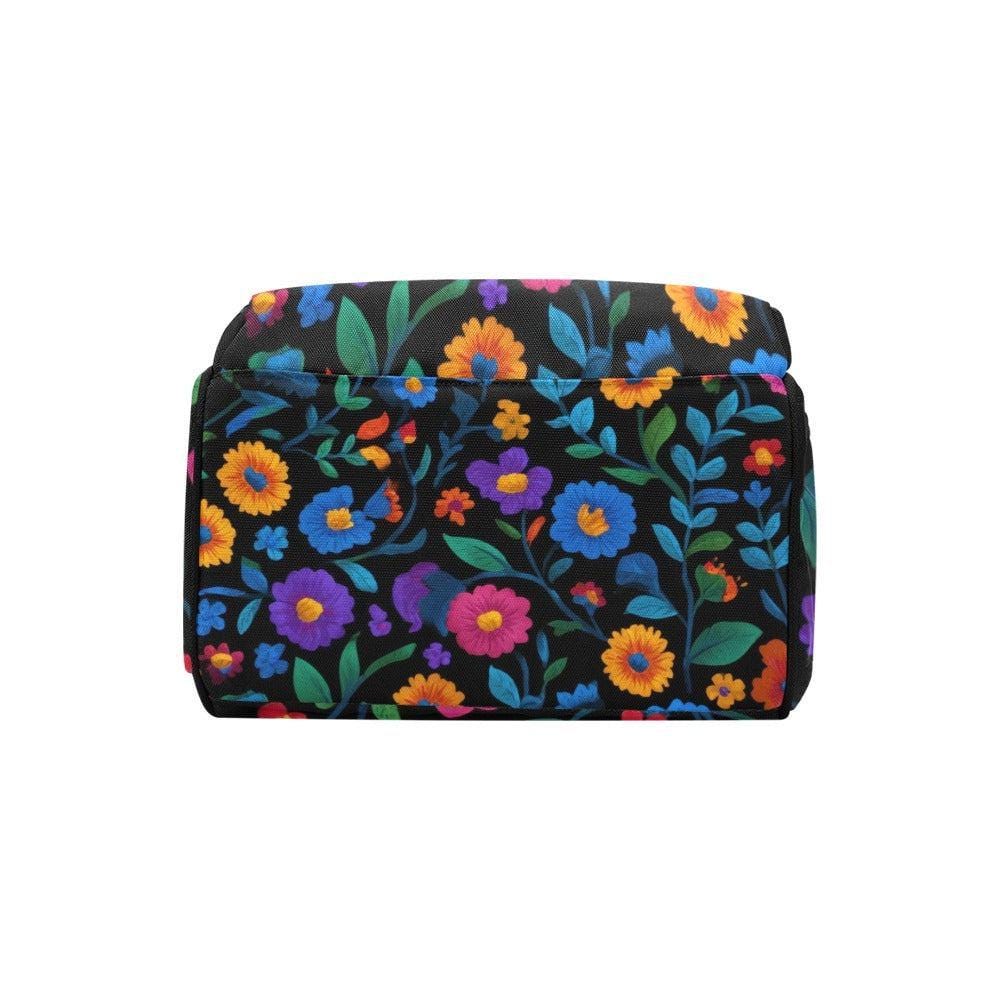 Floral Diaper Backpack for Moms