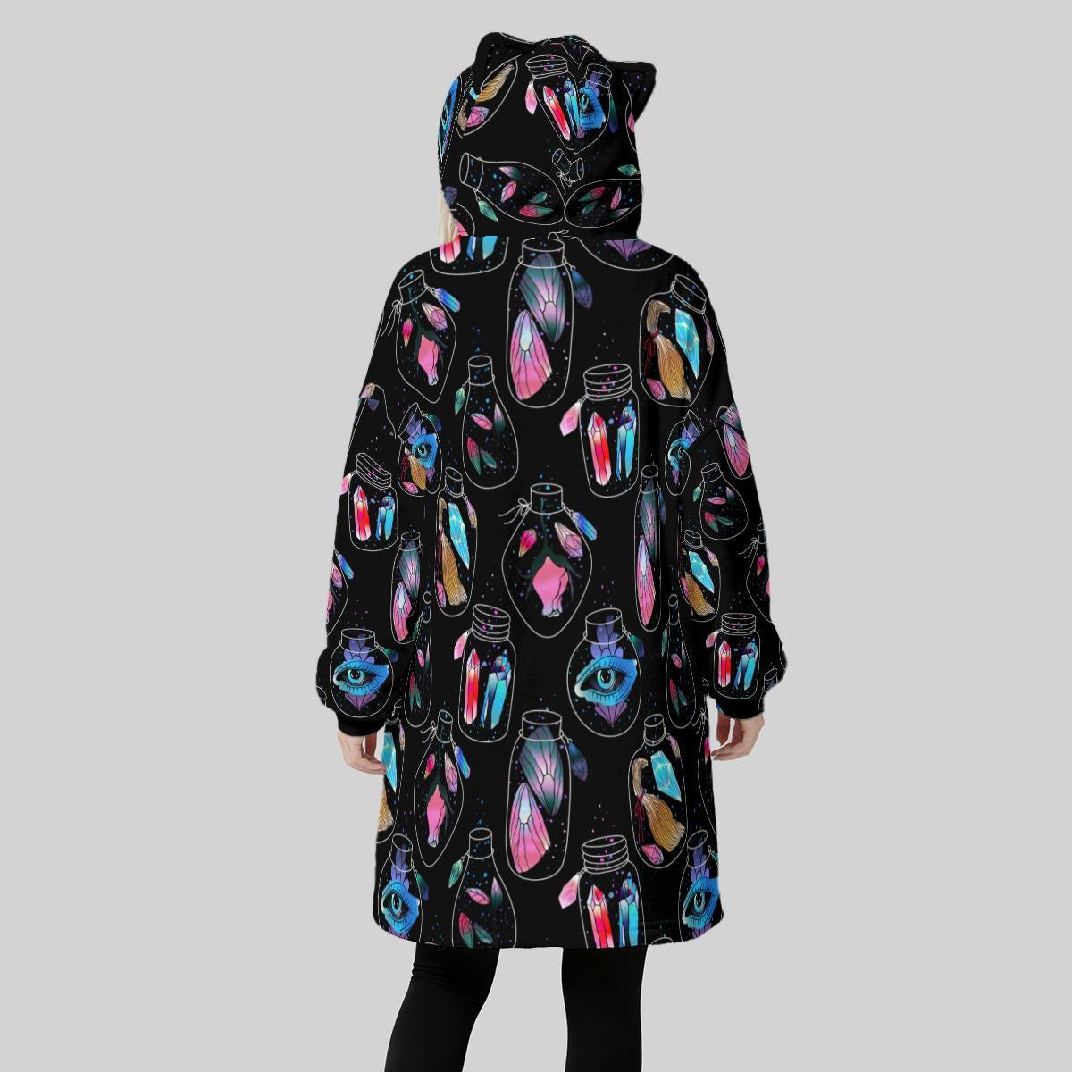Black Witchy Blanket Hoodie