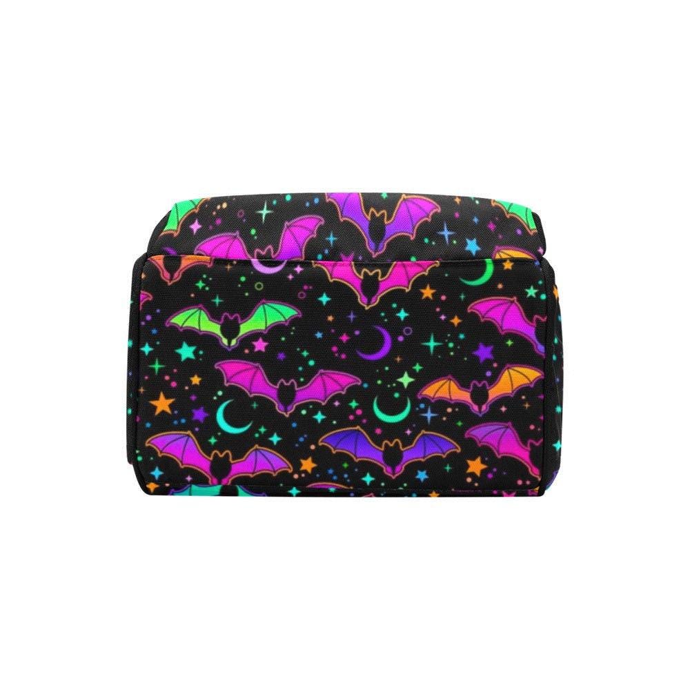 Black Neon Diaper Backpack