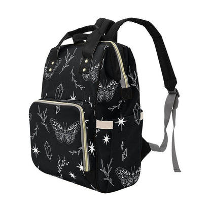 Celestial Butterfly Backpack, Gothic Occult Diaper Bag, Fairycore Mom Organizer