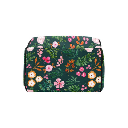 Floral Mom Backpack, Botanical Diaper Bag, Garden Stroller Organizer