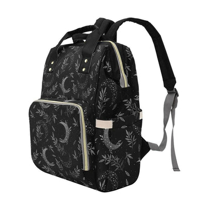 Pastel Witchy Diaper Backpack, Creepy Cute Goth Baby Bag, Spooky Mom Gear