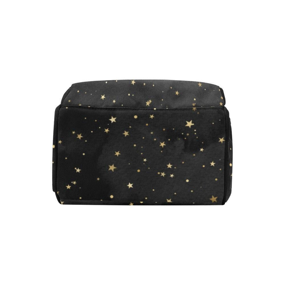 Celestial Diaper Bag Backpack, Star Baby Travel Pack, Unisex Parent Bag, Stroller Organizer