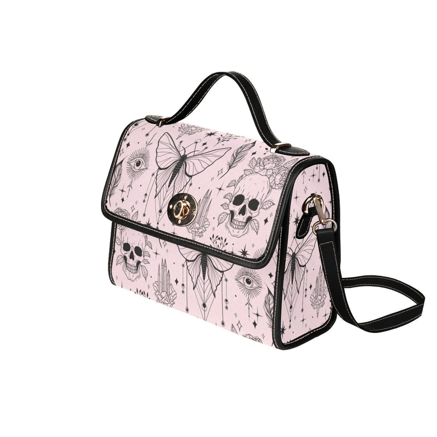 bb8e9bc0-2c8d-428c-b51e-25e2a71eea5e Waterproof Canvas Bag-Black (All Over Print) (Model 1641)