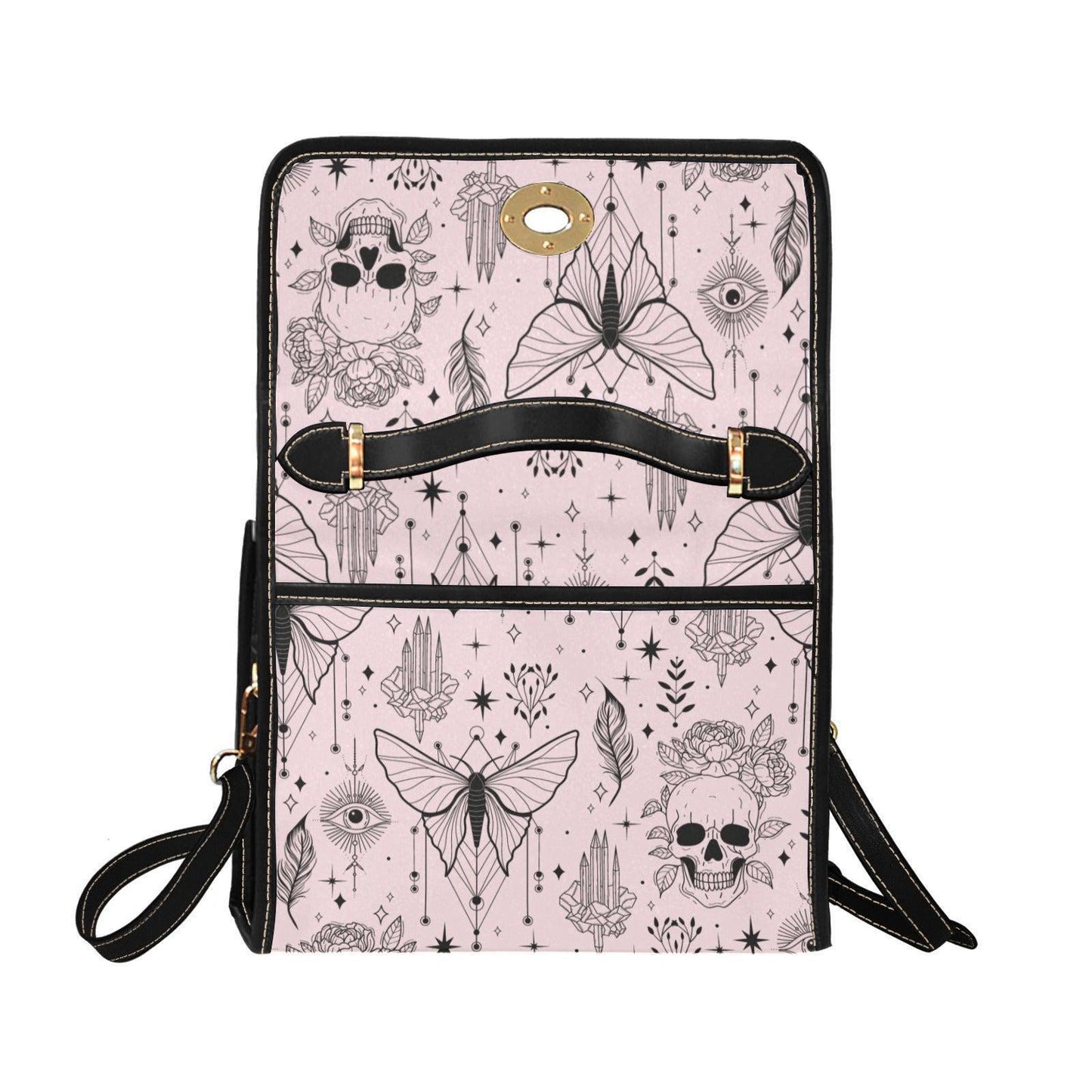 bb8e9bc0-2c8d-428c-b51e-25e2a71eea5e Waterproof Canvas Bag-Black (All Over Print) (Model 1641)