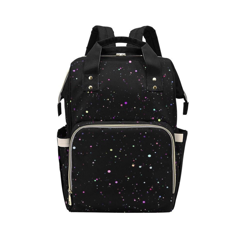 Galaxy Diaper Bag Backpack, Celestial Baby Travel Bag, Starry Mom Backpack Organizer