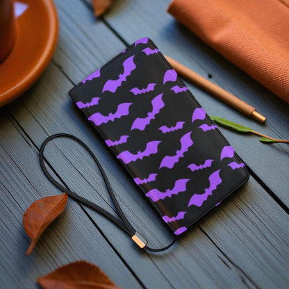 Purple Bat Diaper Backpack, Goth Mom Baby Bag, Halloween Organizer, Spooky Travel and Baby Bag