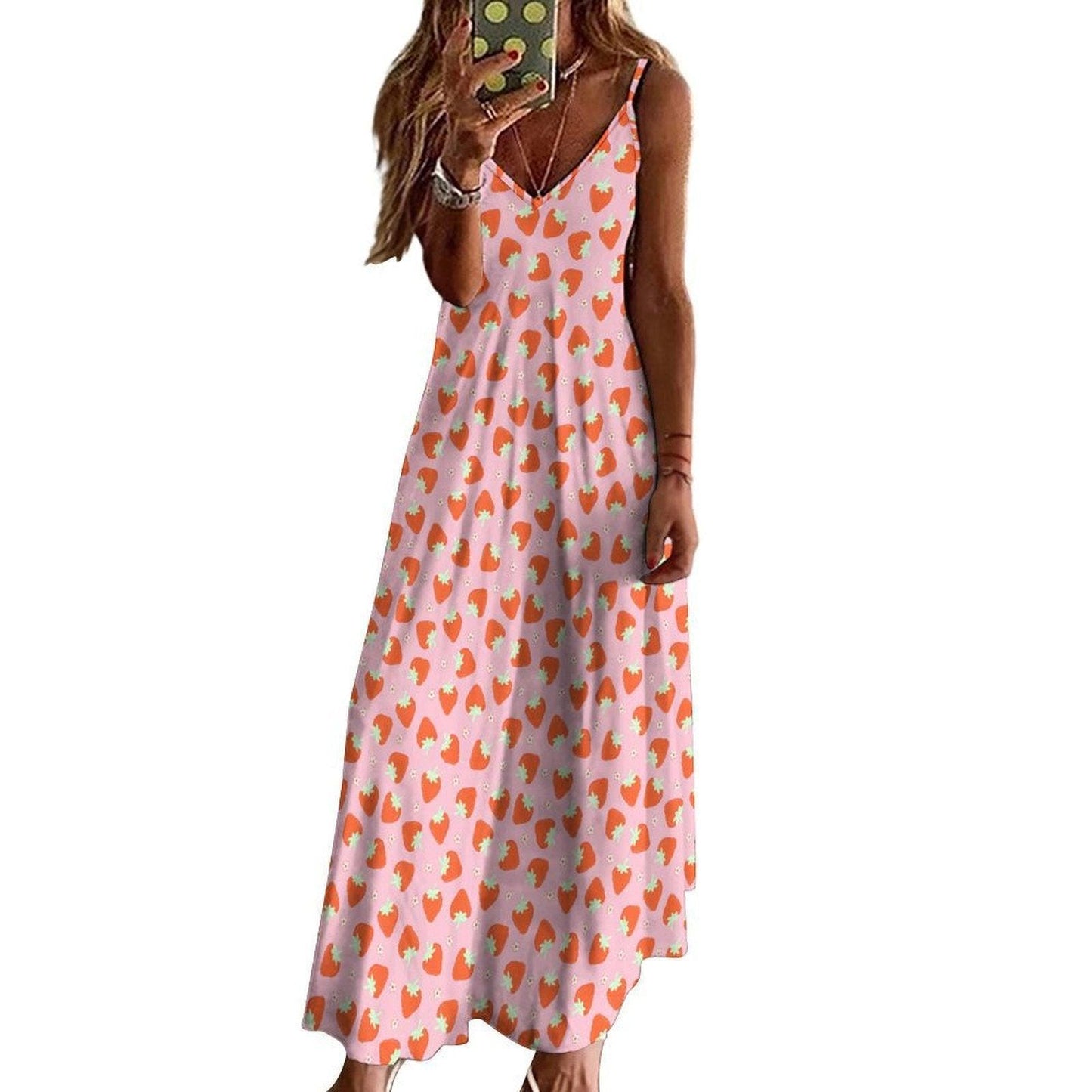 Hibiscus Maxi Dress, Tropical Spaghetti Strap Sundress, Blue Beach Vacation Outfit