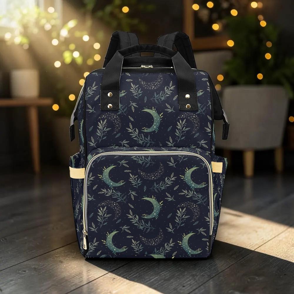 Navy Celestial Diaper Backpack