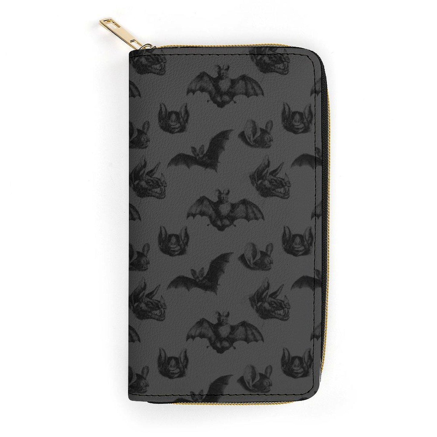 Black Bat Satchel Purse, Gothic Style Handbag, Dark Print Everyday Shoulder Bag, Halloween Accessory