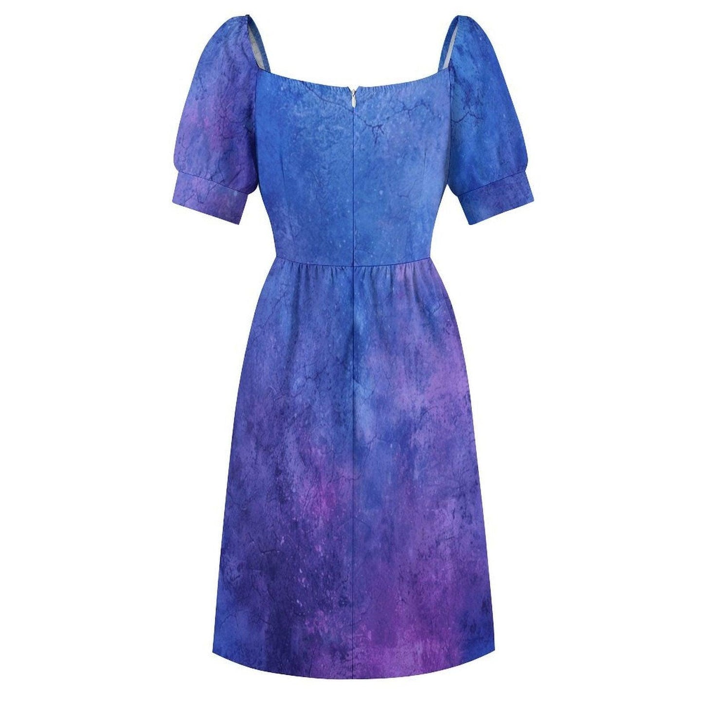 Celestial Sweetheart Dress, Galaxy Ombre Midi, Stargazer Party Outfit