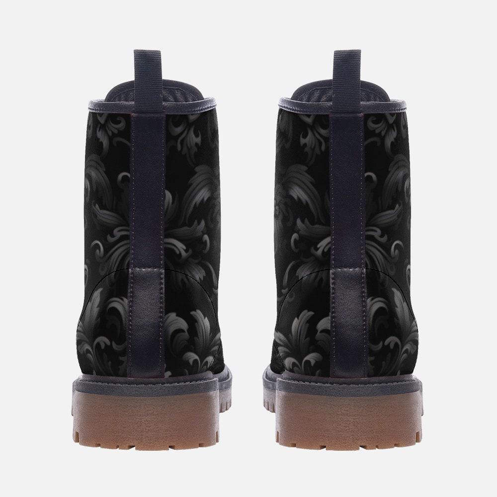 Dark Damask Combat Boots
