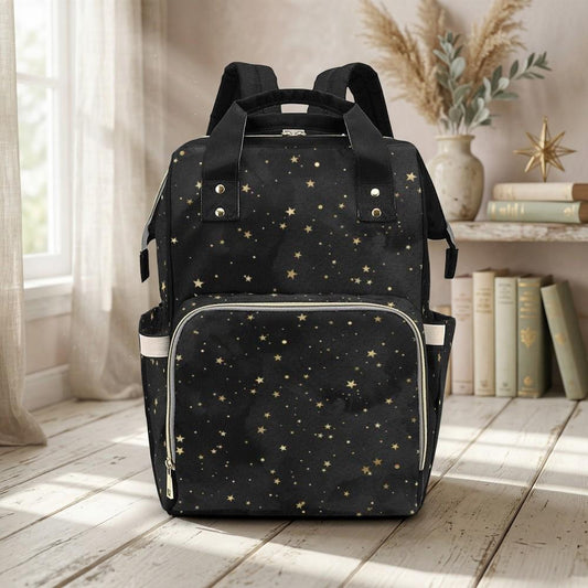 Celestial Diaper Bag Backpack, Star Baby Travel Pack, Unisex Parent Bag