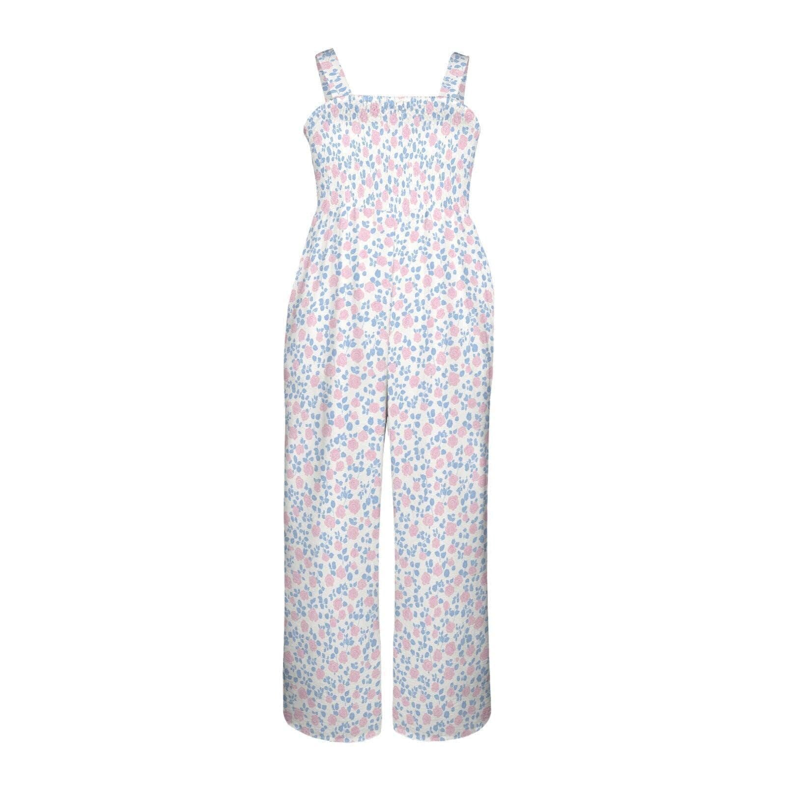 Bridal Shower Jumpsuit, Rosebud Palazzo Outfit, Baby Shower Guest One Piece