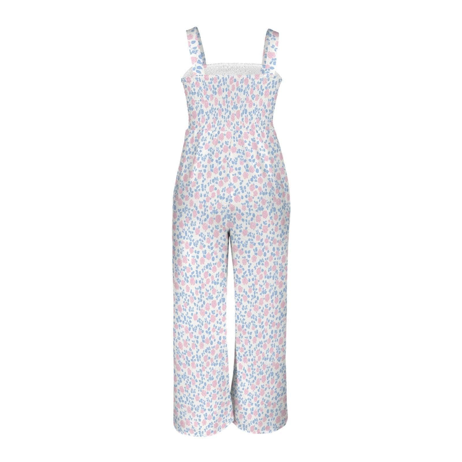 Bridal Shower Jumpsuit, Rosebud Palazzo Outfit, Baby Shower Guest One Piece
