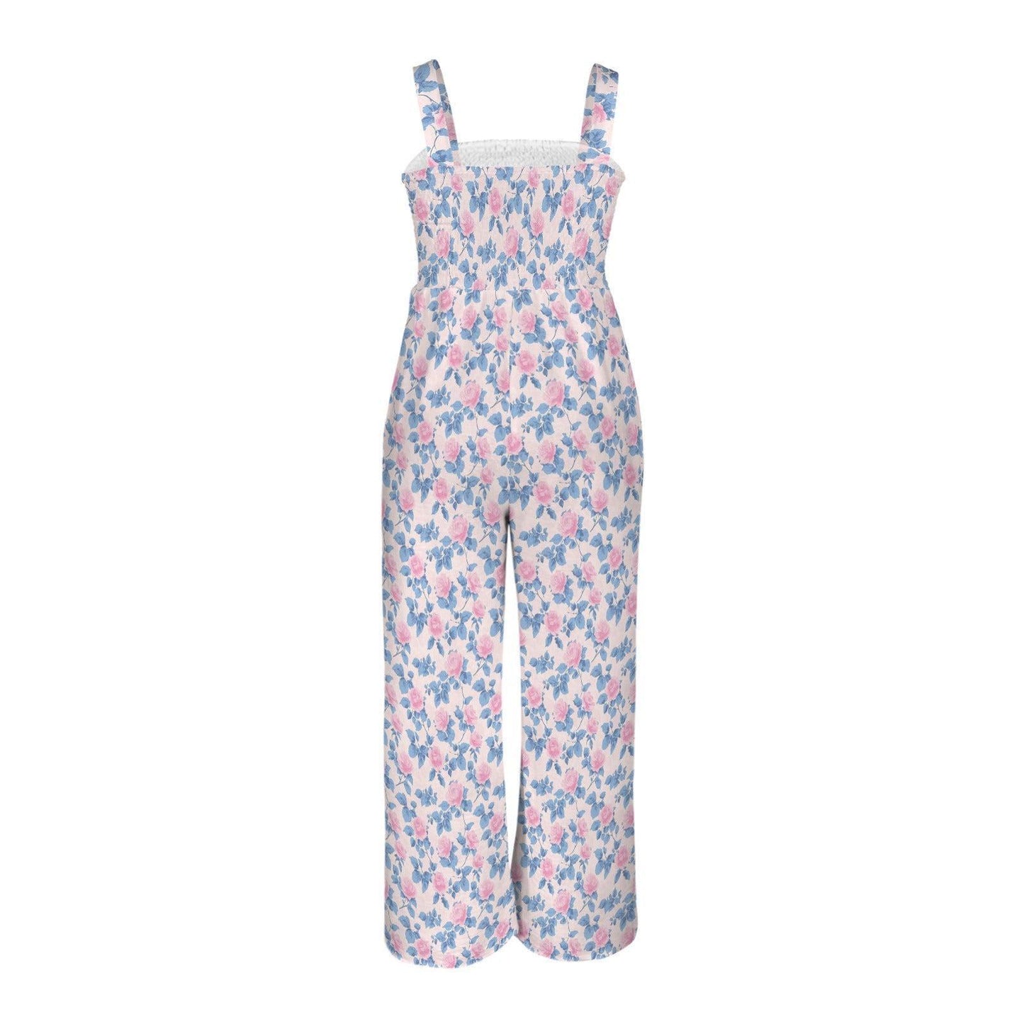 Tea Party Jumpsuit, Pastel Palazzo One Piece, Spring Wedding Guest Style