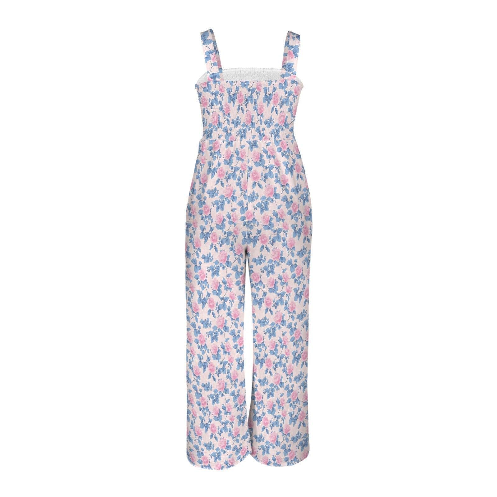 Tea Party Jumpsuit, Pastel Palazzo One Piece, Spring Wedding Guest Style