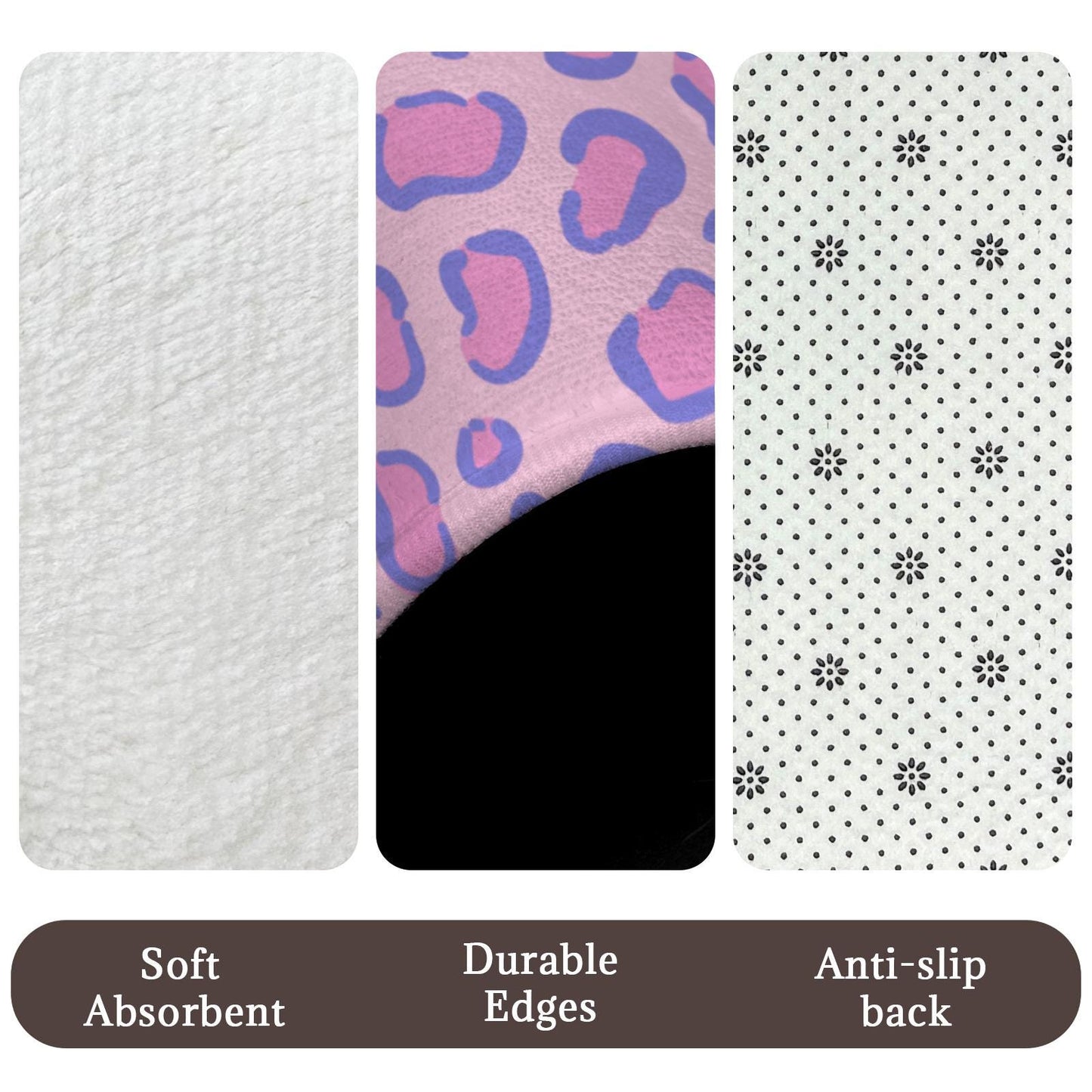 Pink Leopard Shower Curtain, Purple Cheetah Print Bathroom Decor, Funky Maximalist Bath