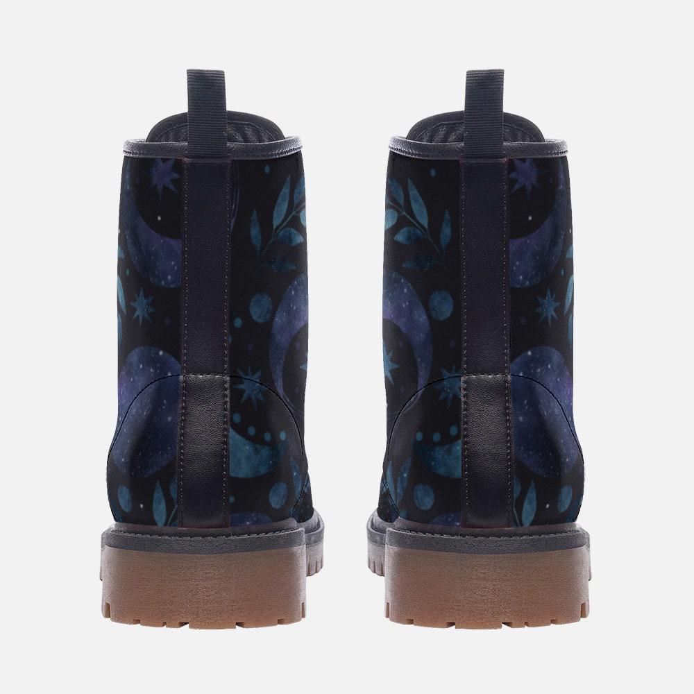 Moon Forest Vegan Leather Combat Boots