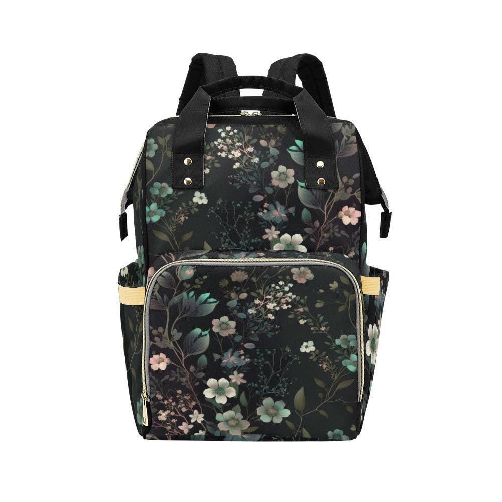 Botanical Laptop Diaper Backpack