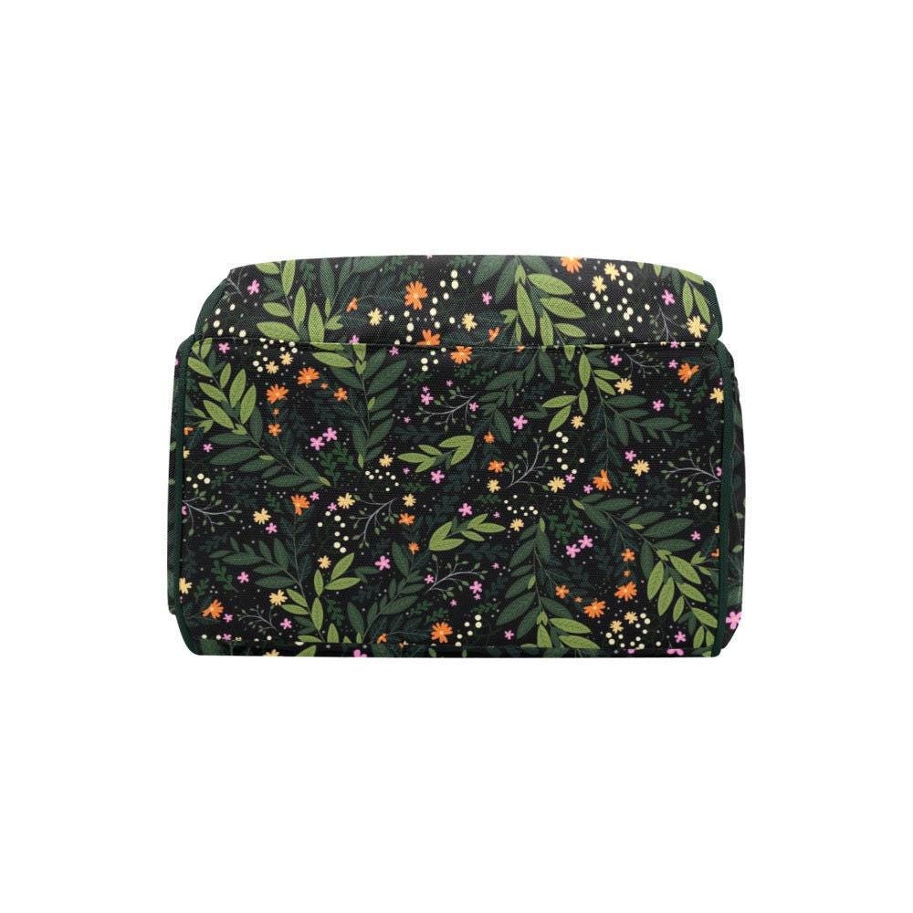 Diaper Bag Backpack, Floral Mom Baby Travel Bag, Nursery Organizer, Stroller Ready Pack
