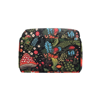 Mushroom Diaper Bag Backpack, Woodland Mom Backpack, Baby Travel Organizer
